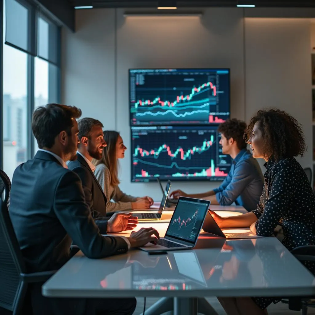 Equipo de FinanciAI en oficina moderna